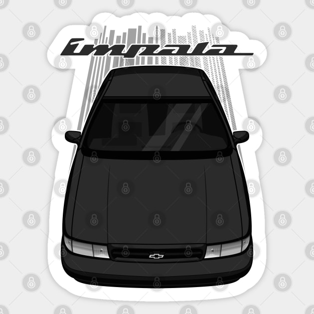 Chevrolet Impala SS 1994 - 1996 - black Sticker by V8social